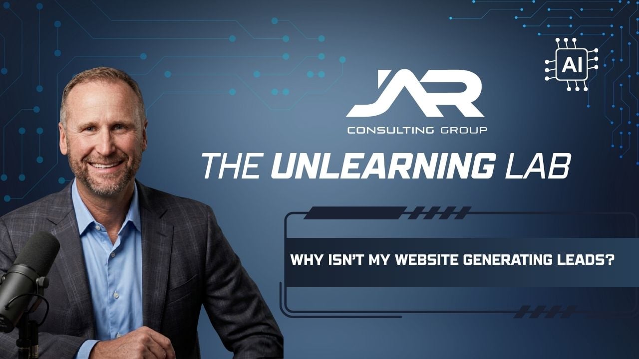 Kevin Wosmansky on The Unlearning Lab podcast discussing why websites fail to generate leads