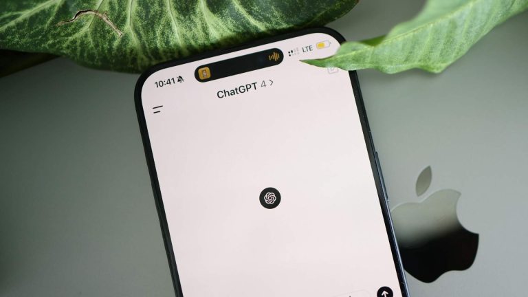 ChatGPT app open on iPhone — AI search and business recommendations
