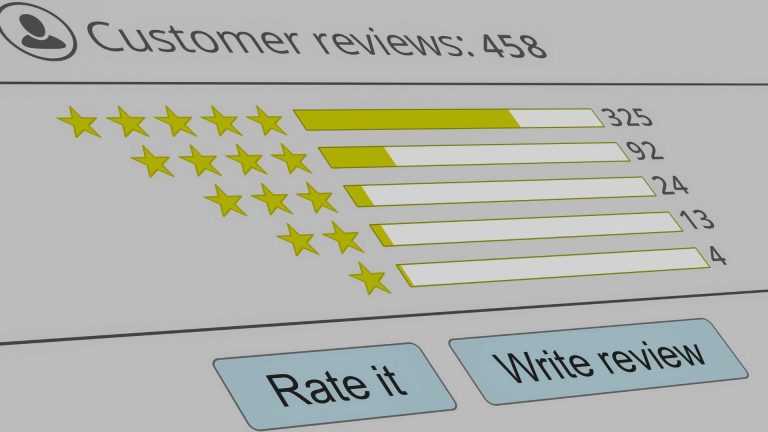 Google customer reviews star rating breakdown — how online reviews influence AI search recommendations